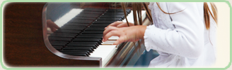 Girl playing piano