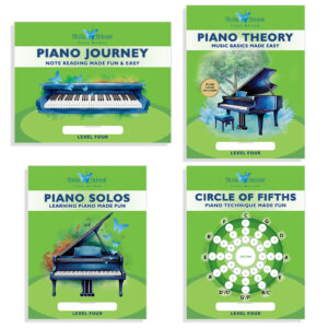 4 Book Green Series Discounted Package: Introductory Four (Shilla Hekmat Piano Method)